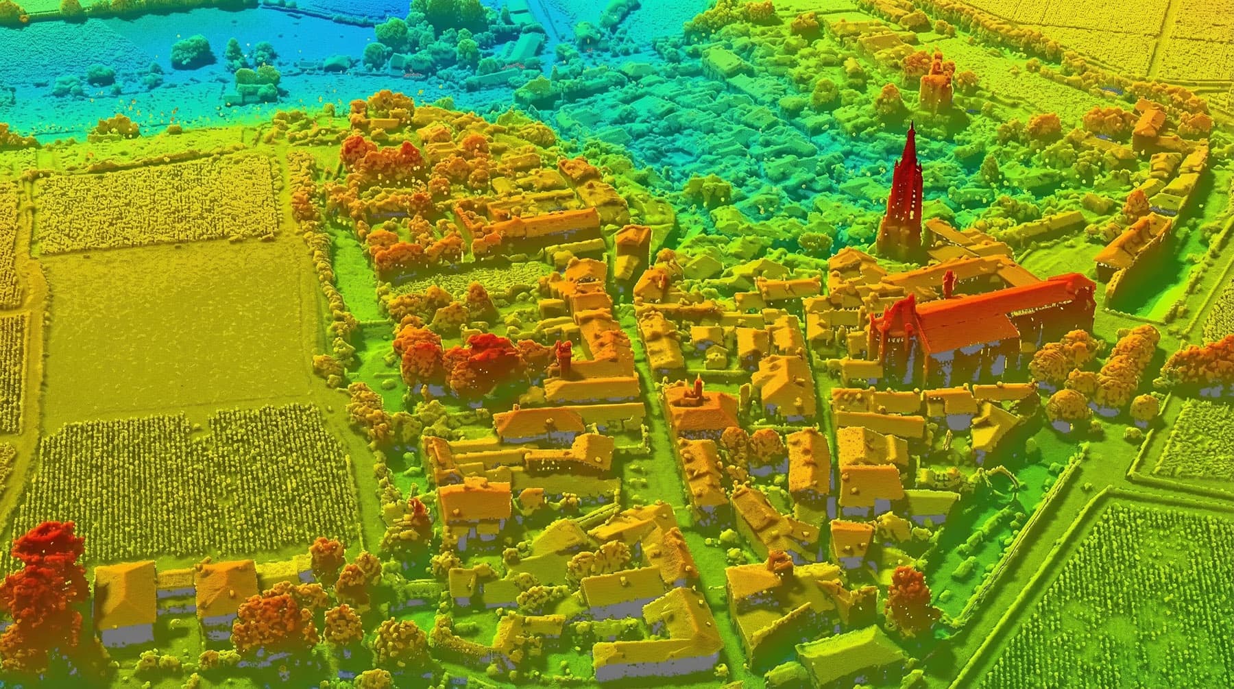 Modèle Numérique de Surface détaillé
