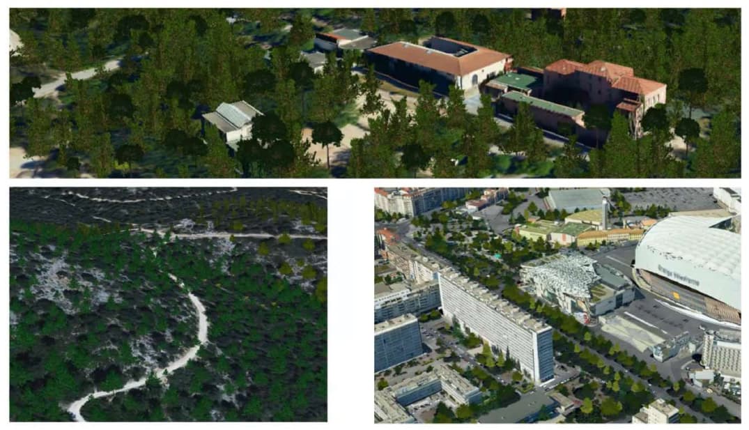 Amélioration de la représentation de la végétation